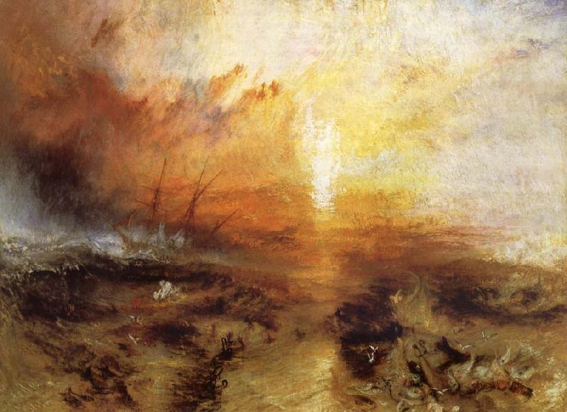 Joseph Mallord William Turner The slave ship France oil painting art